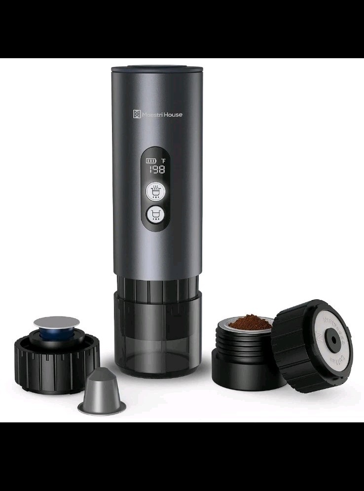 Portable Espresso Machine, Mini Espresso Maker, Self Heating Coffee Maker Compa