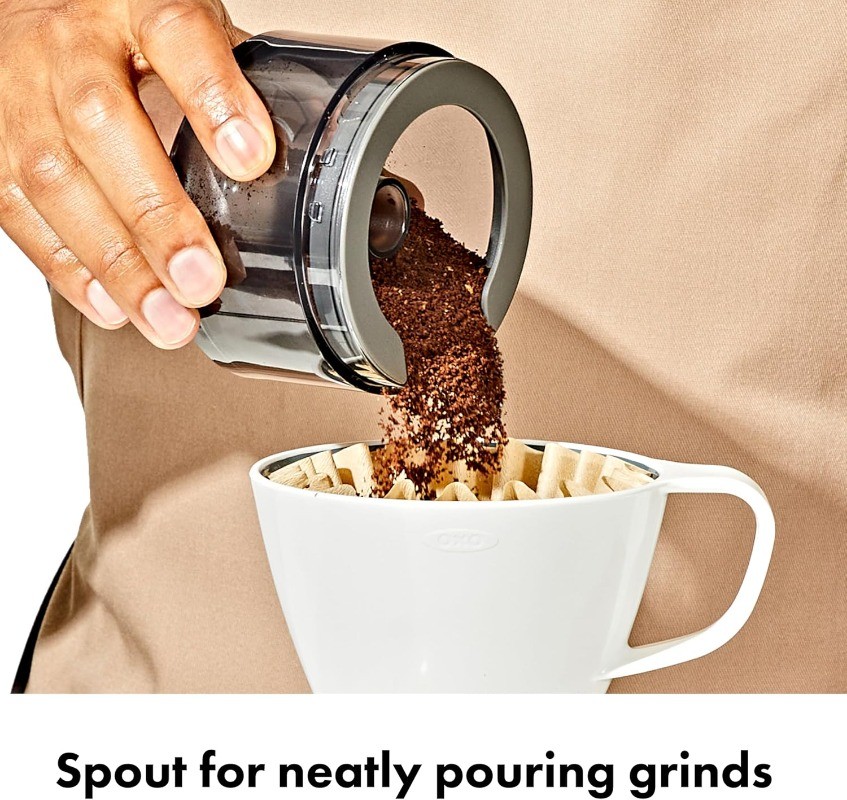 OXO Brew Compact Conical Burr Coffee Grinder