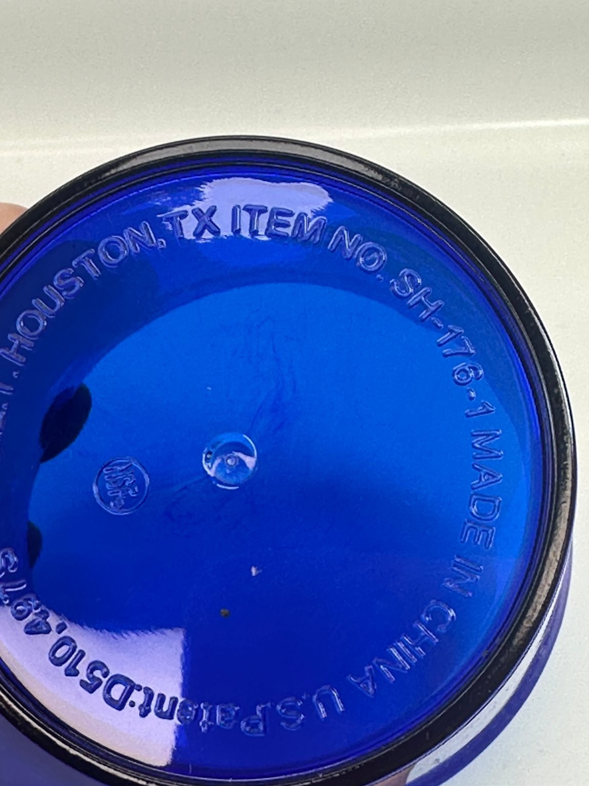 Chili's President Margarita Cocktail Shaker Blue Plastic (Lot of 2) Factory NEW