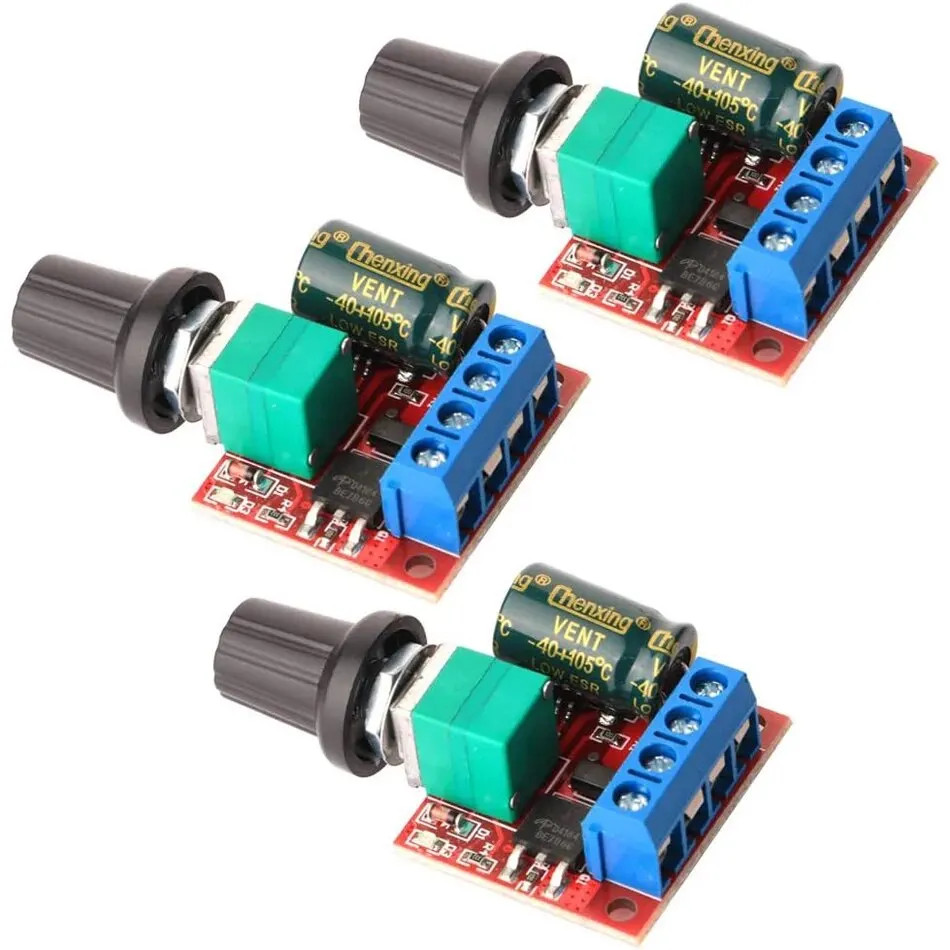 Controller Speed Motor 3pcs Mini Dc Pwm 5v-35v 5a Adjustable Switch Module 6v