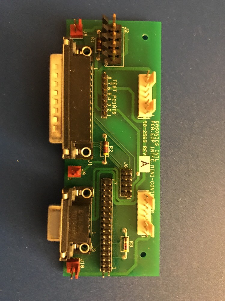 Gasonics INTL PCA ,EOP INTFC, MINI-controller A90-2565 Rev A