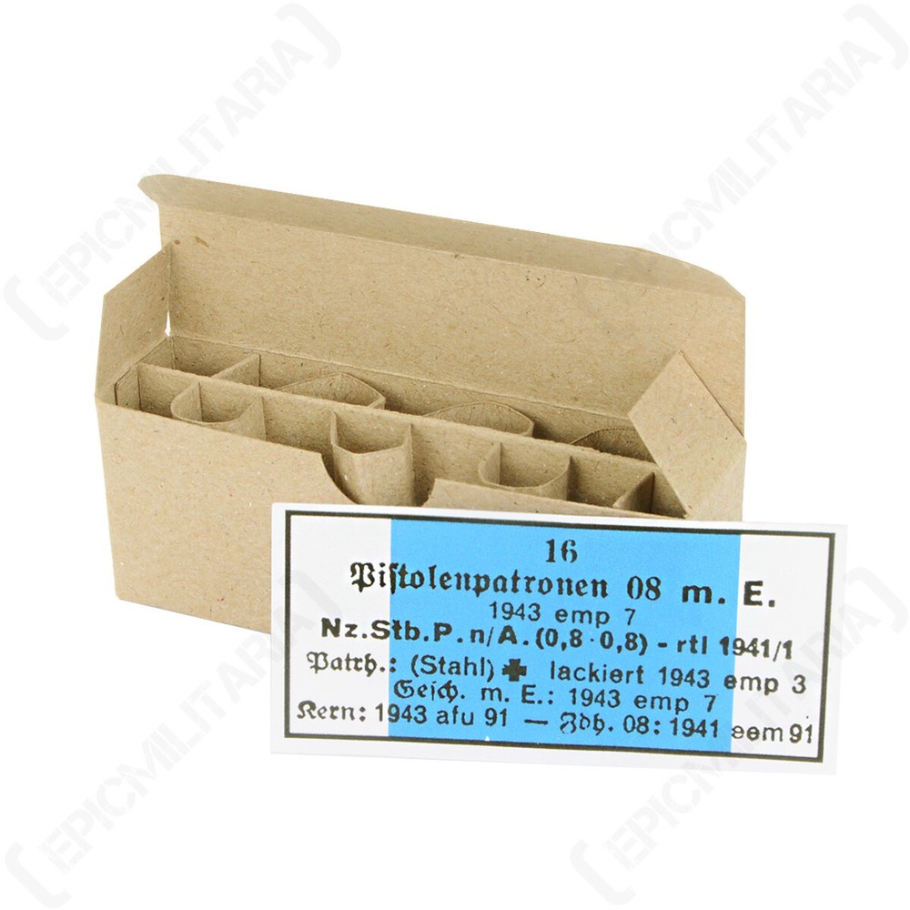 WW2 German 9mm Ammo Box - Military Army Reproduction