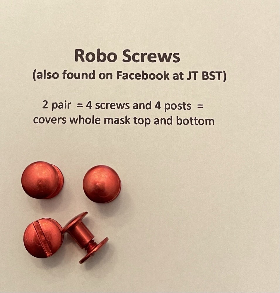 JT Proflex / Flex7 / Spectra Replacement Red Annodized Screws 4 pack