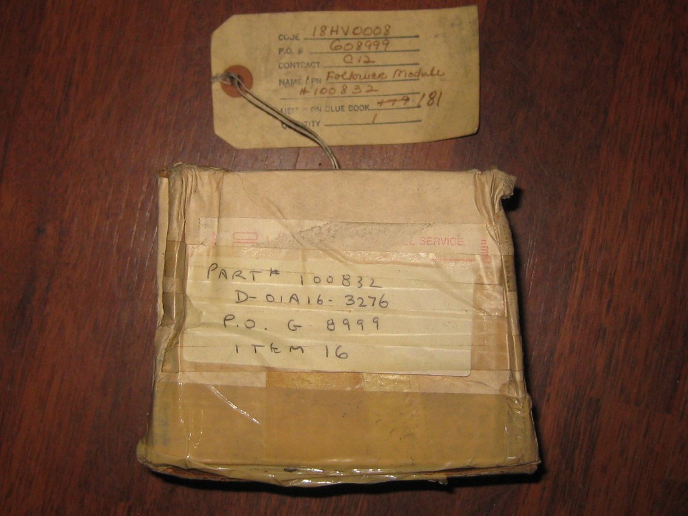 PARAMETRICS MODULE FOLLOWER SOLIDS PART #100832