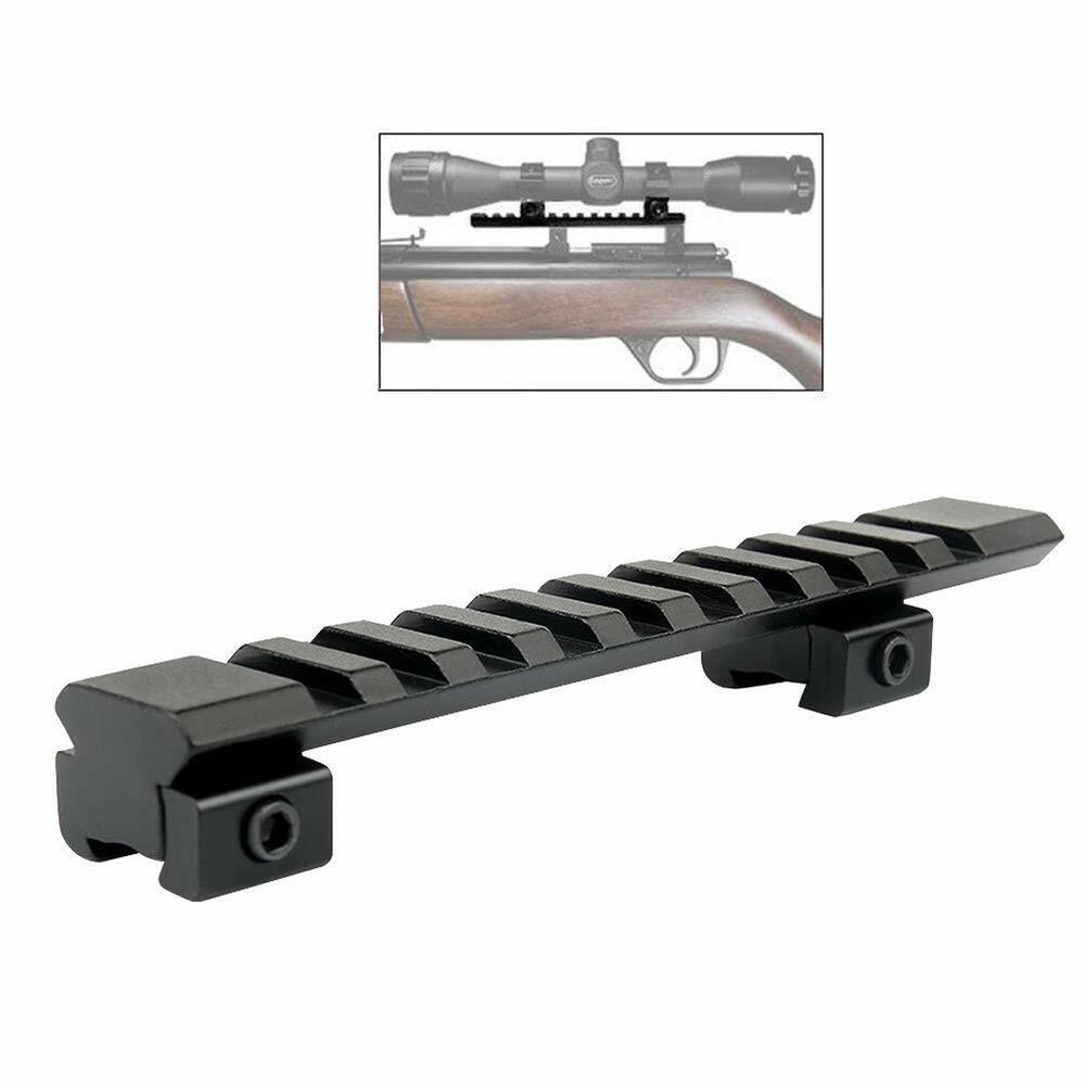 Dovetail Extension Rail 11 - 20mm Picatinny Flat Top Riser Adapter Scope Mount