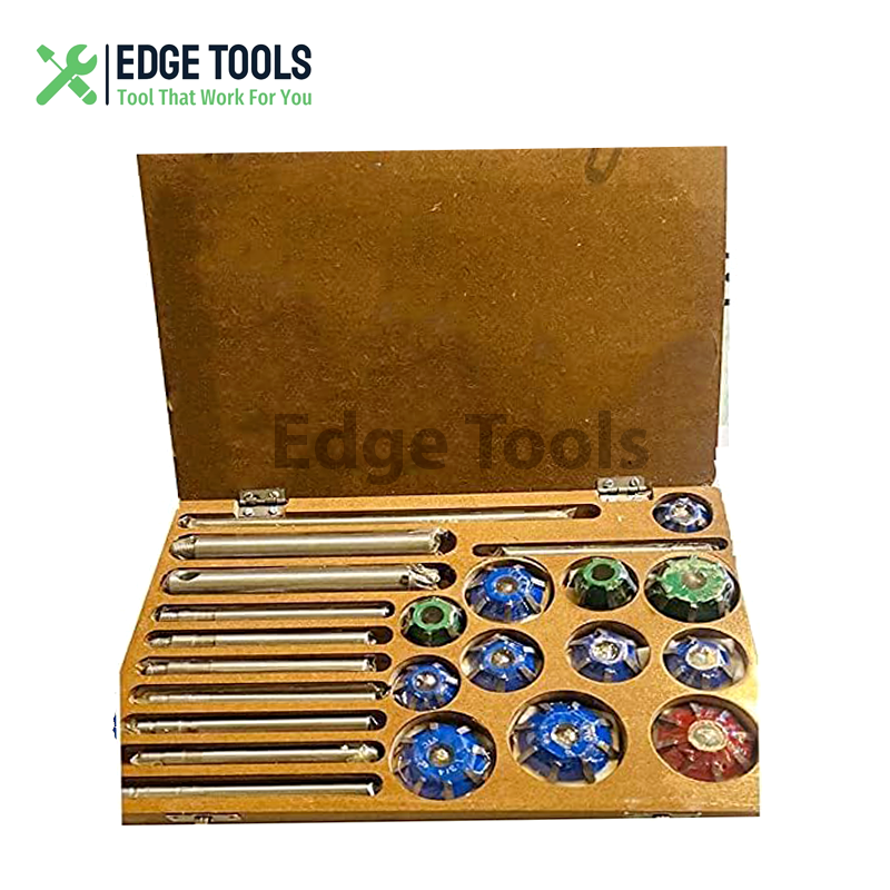 New Large Carbide Mounted Valve Seat Cutter Set 30 45 70 (20 Degrees) EDGE TOOLS