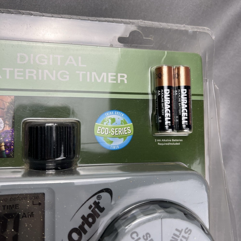Orbit Digital 3 Outlet 2 Programmable Eco-Series Watering Timer Model 56233 NEW