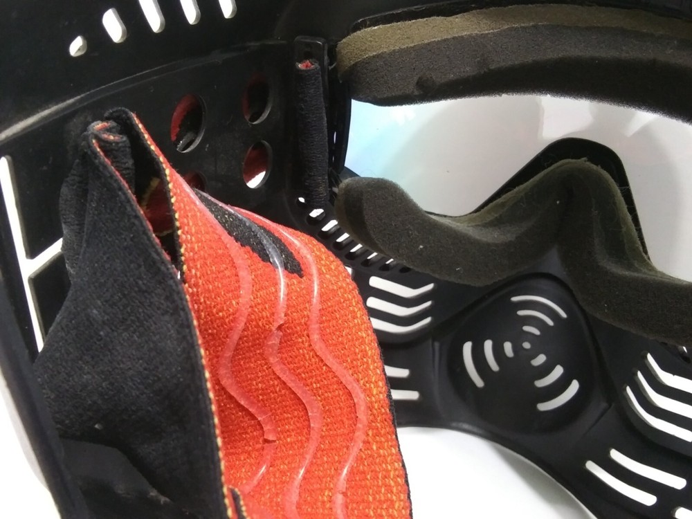 JAVA Paintball Mask Kingman Black Face Lens Shield