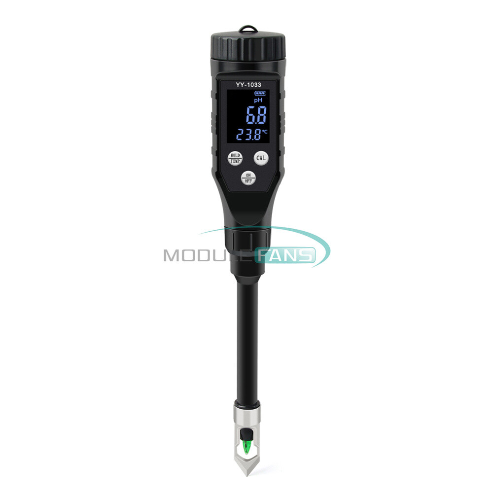 Smart Soil PH Meter 0.0~14.0pH Bluetooth Soil Data Logger Temp Acidity Analyzer