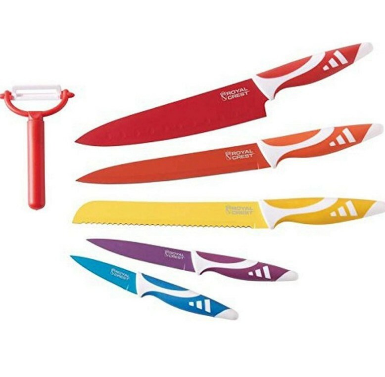 Royal Crest™ 6pc Non-Stick Coated Cutlery Set