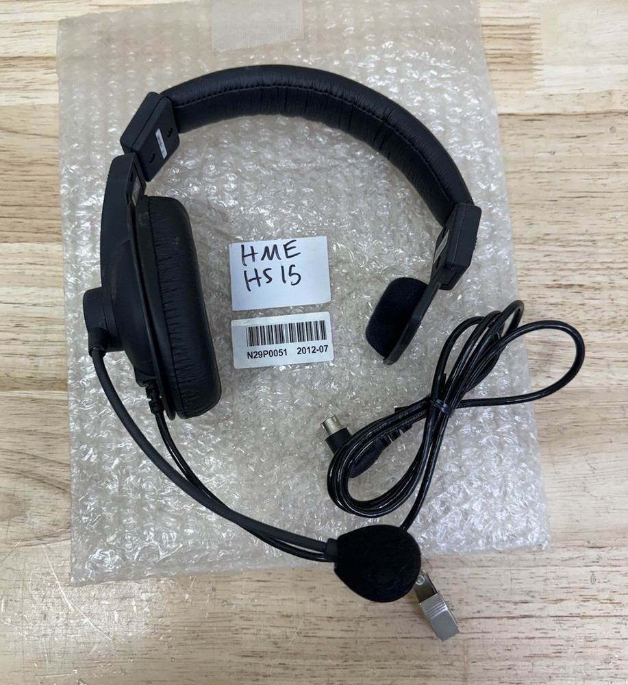 HME Clear-Com HS15 Headset Microphone For Wireless Intercom 306G100-1 Single