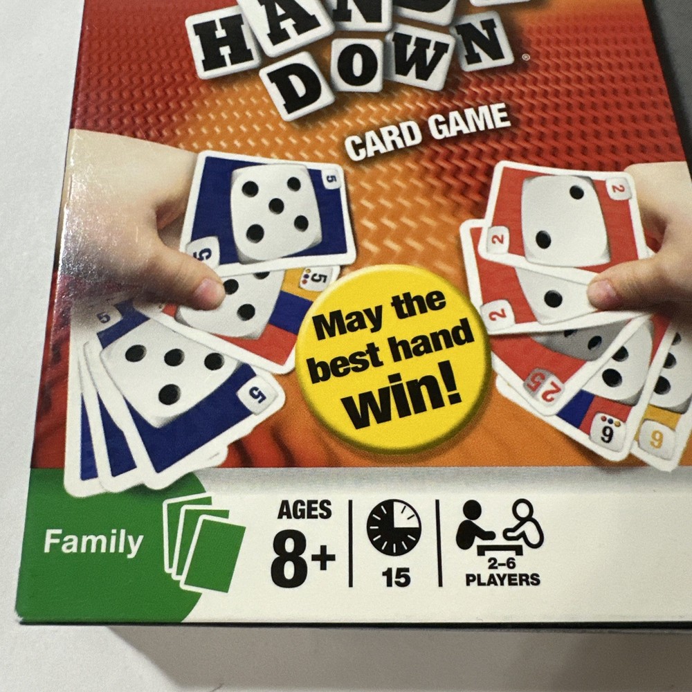 New Yahtzee Hands Down Card Game