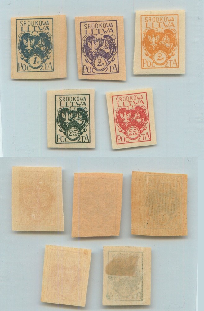 Central Lithuania 1920 SC 1-6 mint. rtb1262