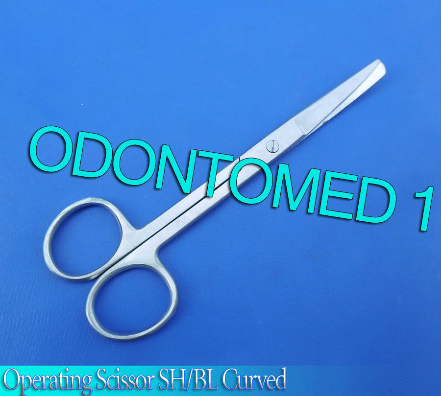 Operating Scissors 6" Curved Sharp Blunt