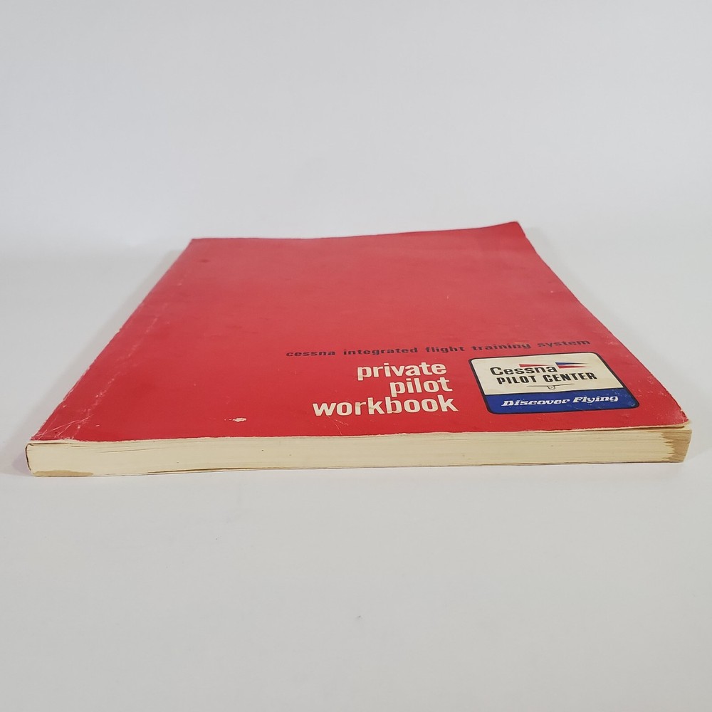 Cessna Integrated Flight Training System Private Pilot Workbook 1978 Flight Book