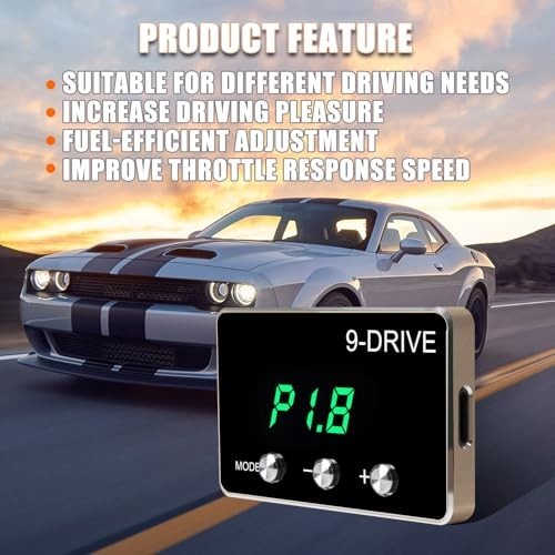 9 Drive Modes Throttle Response Controller - Smart Electronic Pedal for Dodge Je