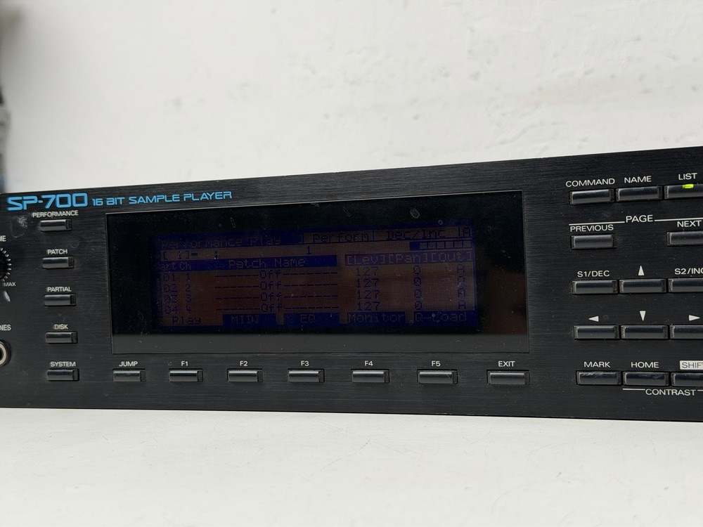 Untested Fully - Dim Display - Roland SP-700 Digital Sampler Playback Module