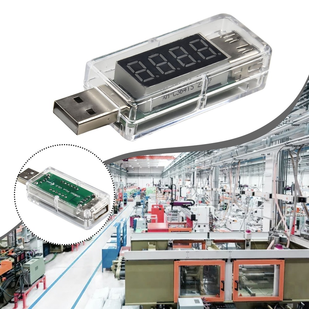 Temperature Resistant USB Voltage Current Tester Meter Voltmeter Ammeter