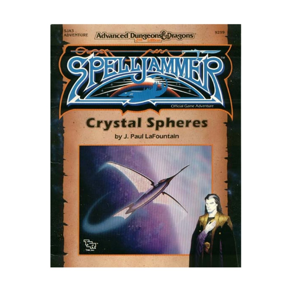 TSR Spelljammer Crystal Spheres VG+