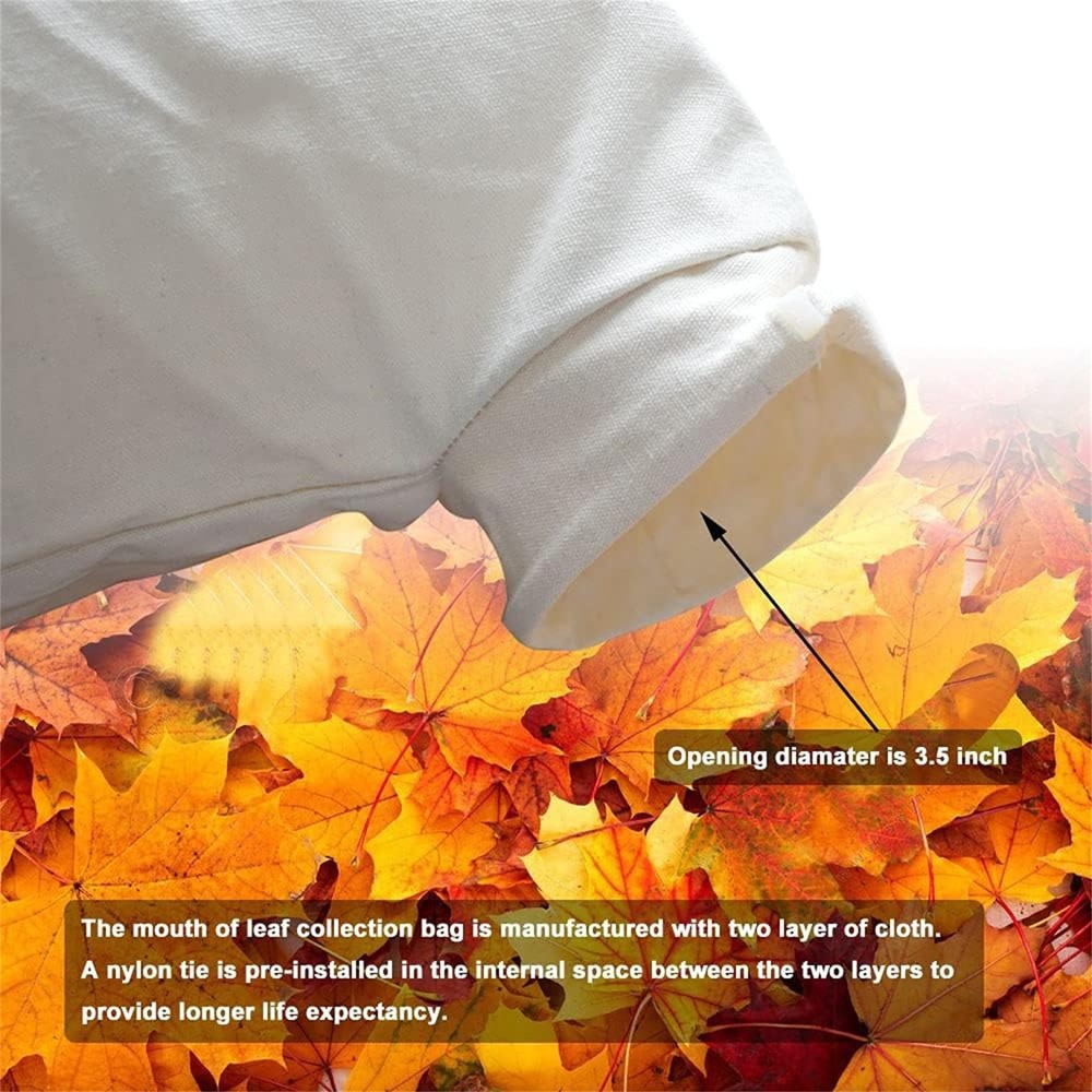 Universal Leaf Vacuum Blower Bag Bottom Debris Dump Bag, Compatible with Leaf...