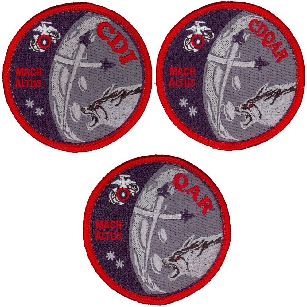 USMC MARINE FIGHTER ATTACK SQUADRON 122 (VMFA-122) – CDI, CDQ, QAR PATCH SET