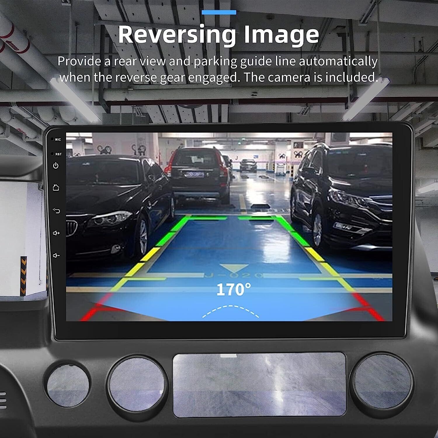 10.1" Android 13.0 Car GPS Stereo Radio Carplay for Honda CIVIC 2006-2011 w/CAM