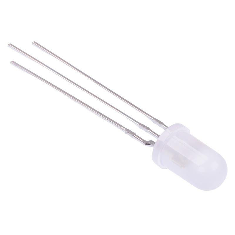 10 red/green two-tone 5mm white diffused LED common anode