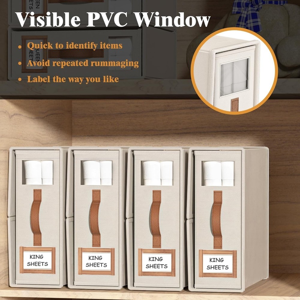 Space-Saving Foldable Bedding Storage for King/Queen Sizes - Stylish & Practical