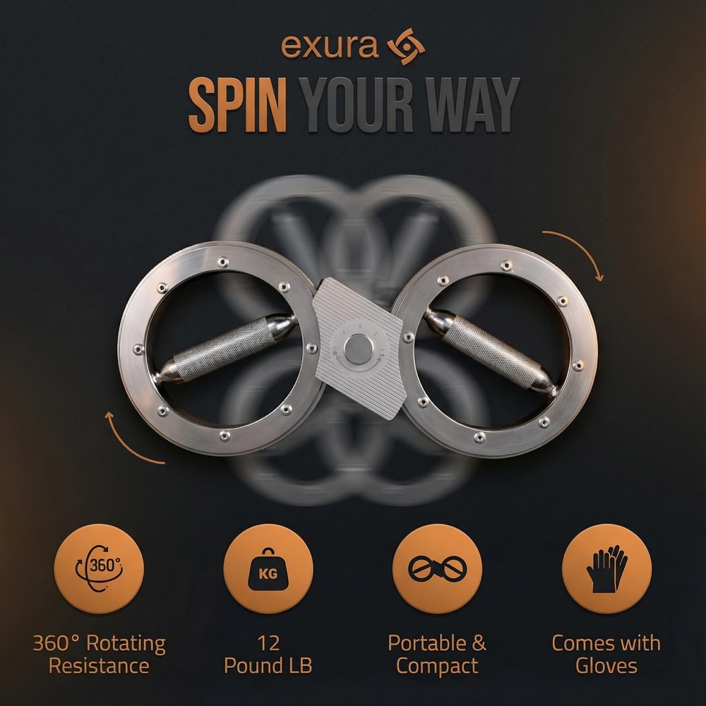 Forearm Exerciser Burn Machine – Boxing Arm Rotation Trainer with Adjustable ...