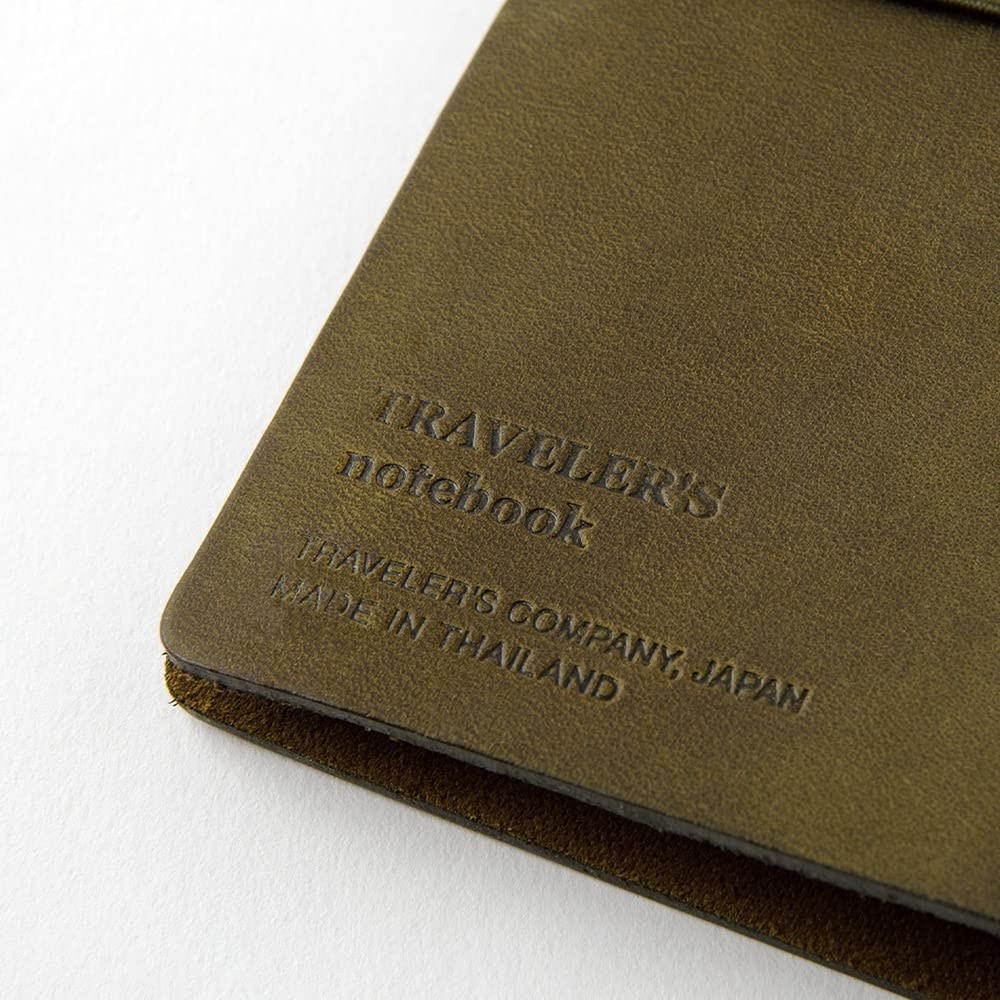 Grehge notebook Starter Kit Reisepassgröße - Olive
