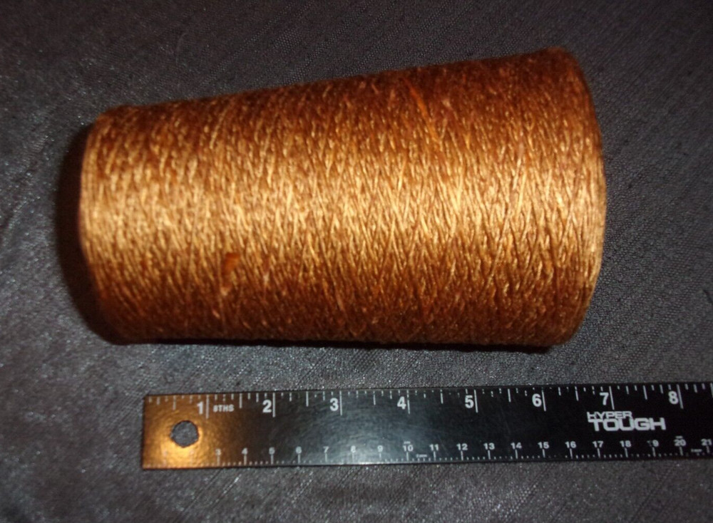 NEW RAYON CONSTRUCTION MASON STRING THREAD LINE BONDED TWINE CARMEL 1250 FEET