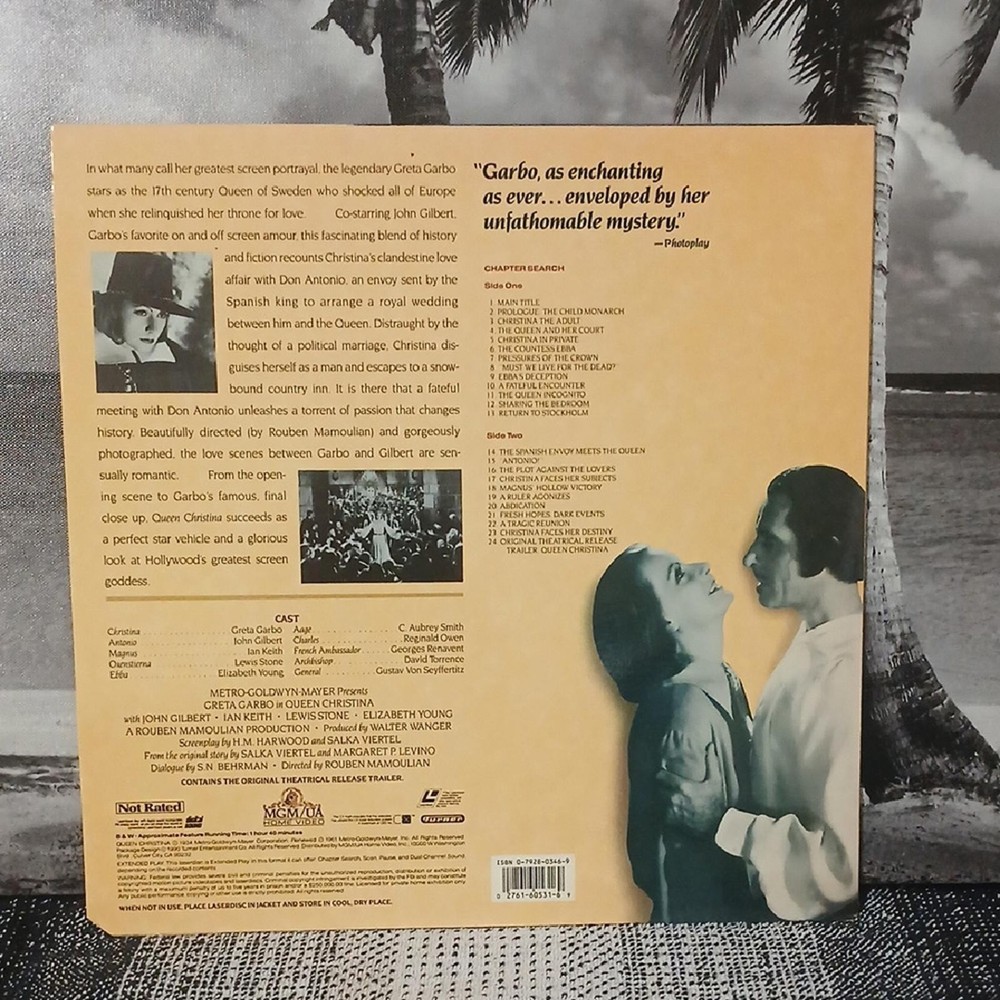Queen Christina LaserDisc