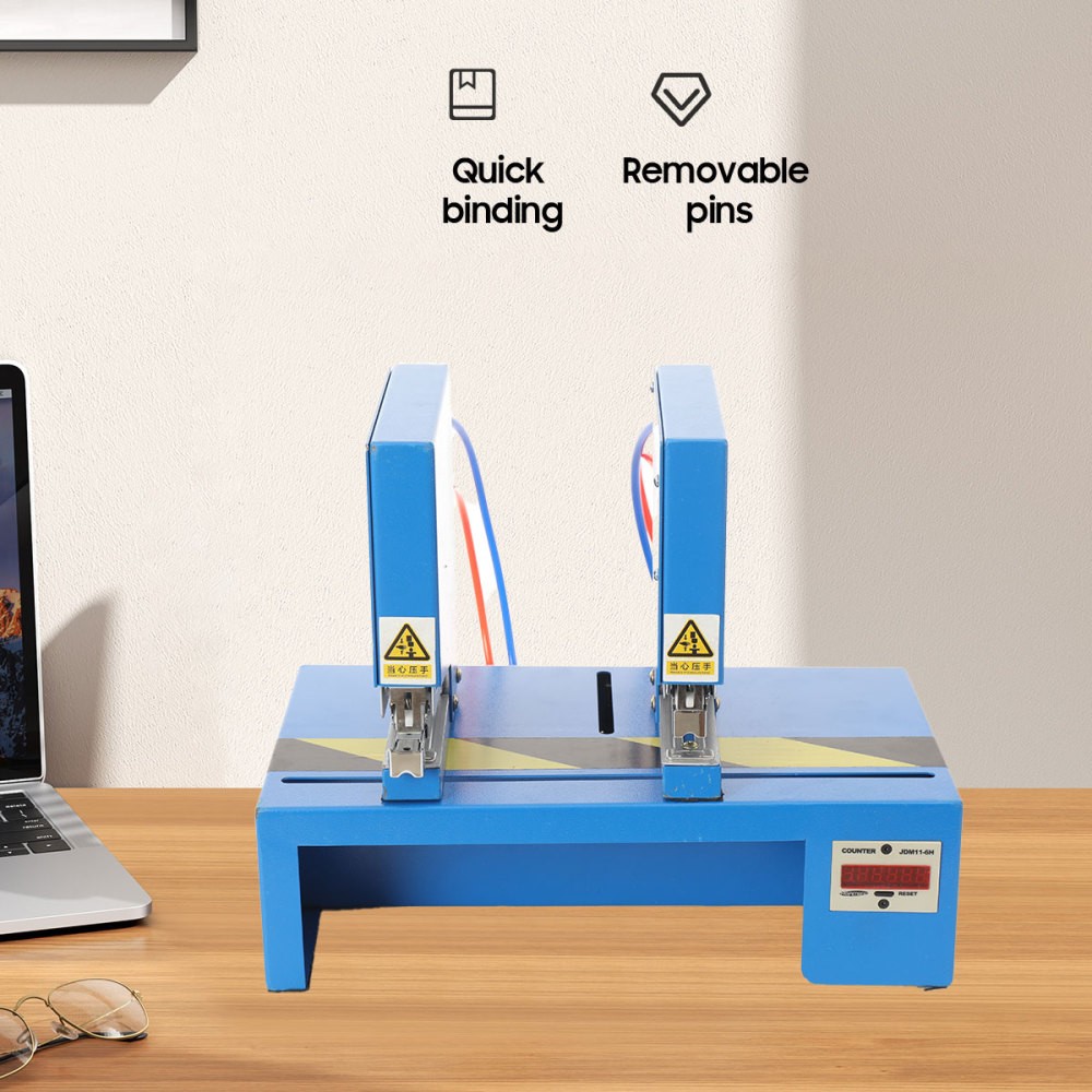New Pneumatic Stapler Double Head Smart Electric Stapler Binding Machine