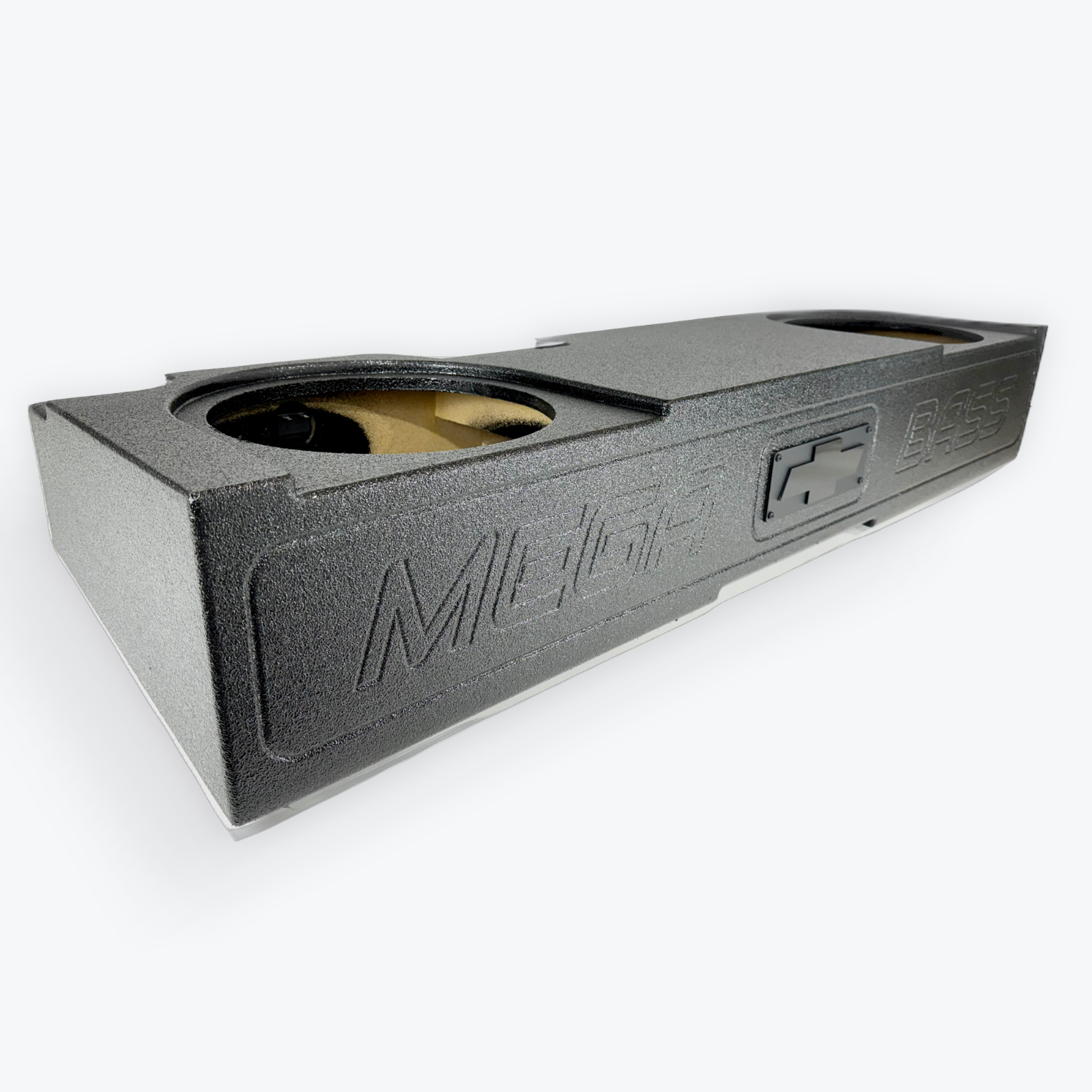 Silverado Sierra 07-18 Crew Cab Subwoofer Box Enclosure 2x12 Ported KUZTOMBOXES