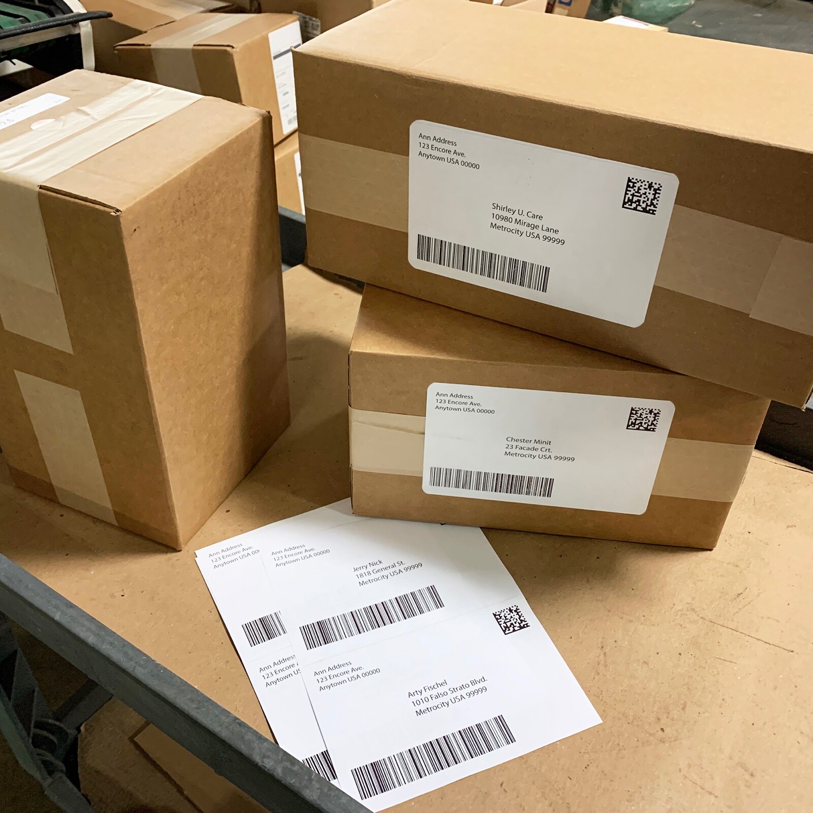 Round Corner Shipping Labels PayPal eBay UPS Stamps Laser Ink Jet Half Sheets