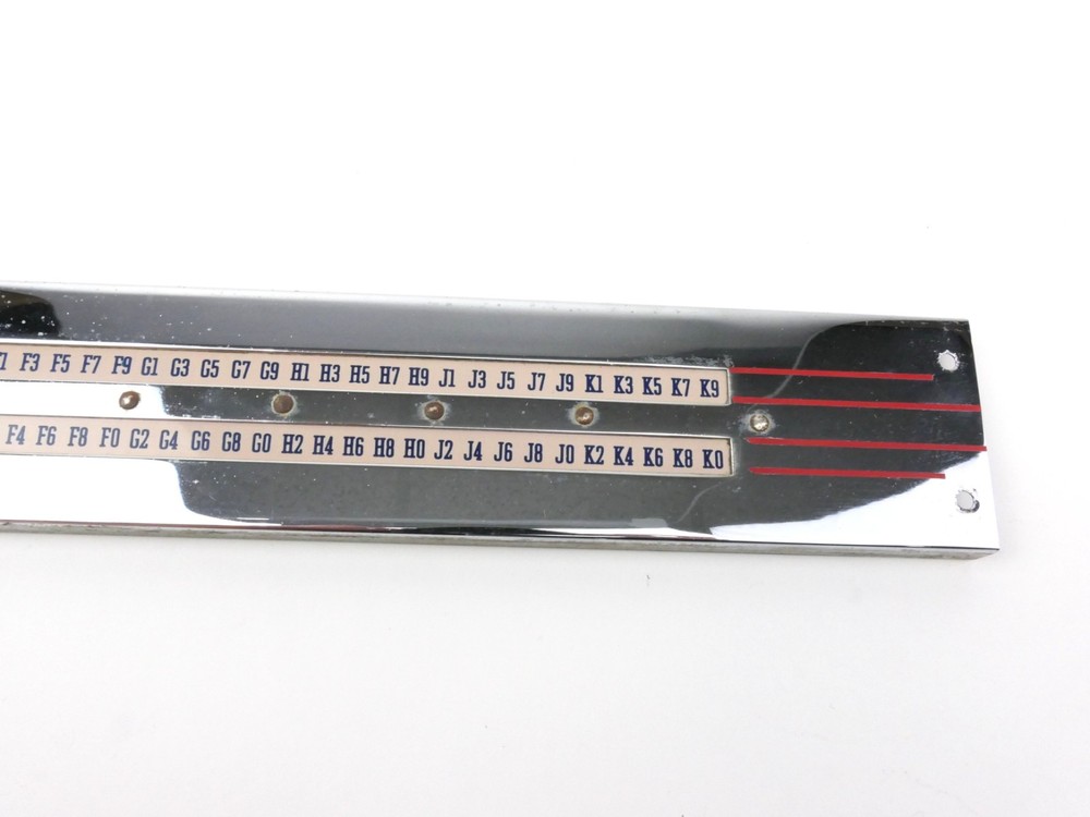 Seeburg HF-100G Jukebox Record Playing Indicator Panel