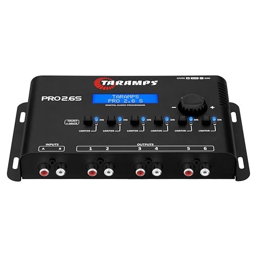 Pro 2.6S Digital Signal Processor Equalizer 3-band Graphic Equalization 6