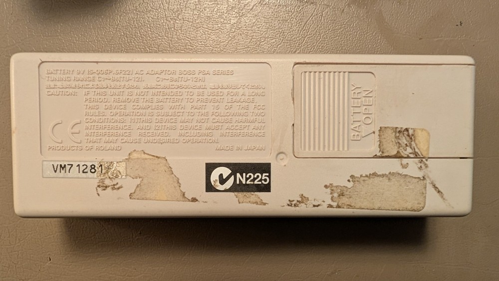 Boss TU-12H Chromatic Tuner