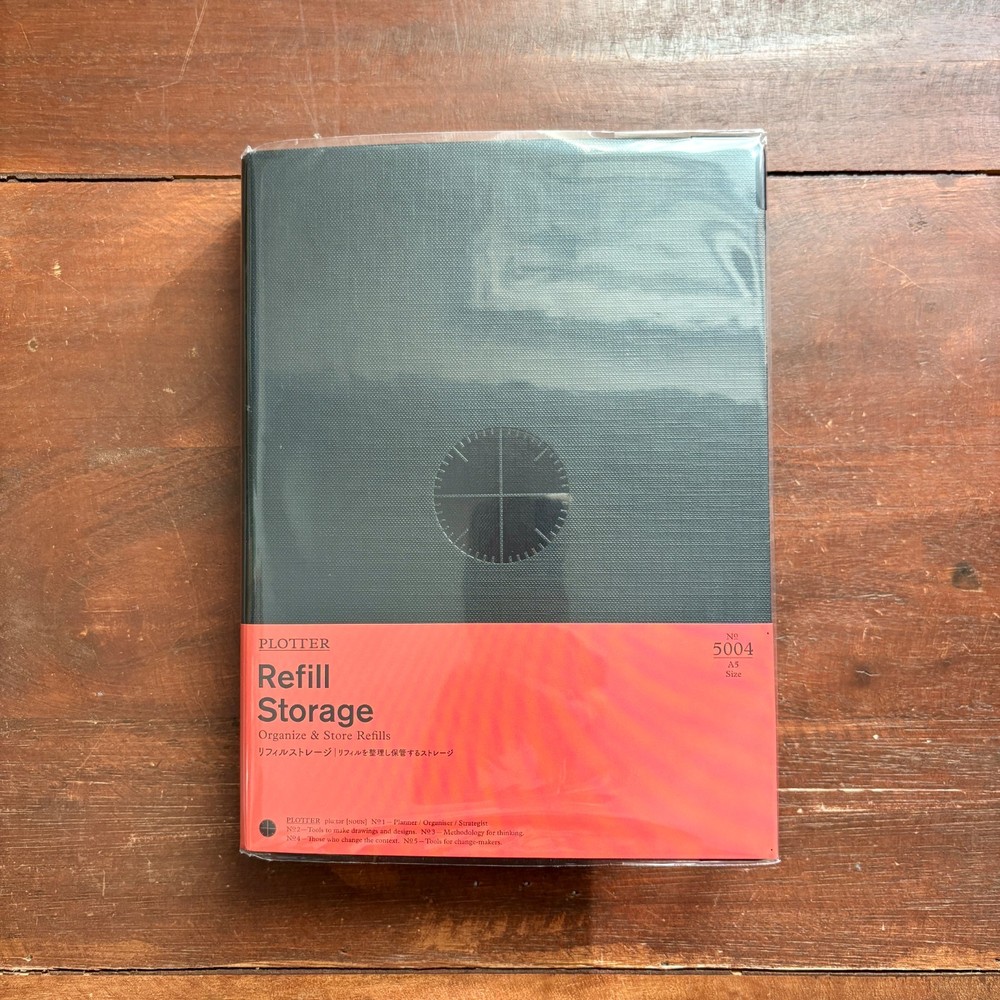 PLOTTER 5004 Refill Storage A5 size 6-hole ring 20mm diameter