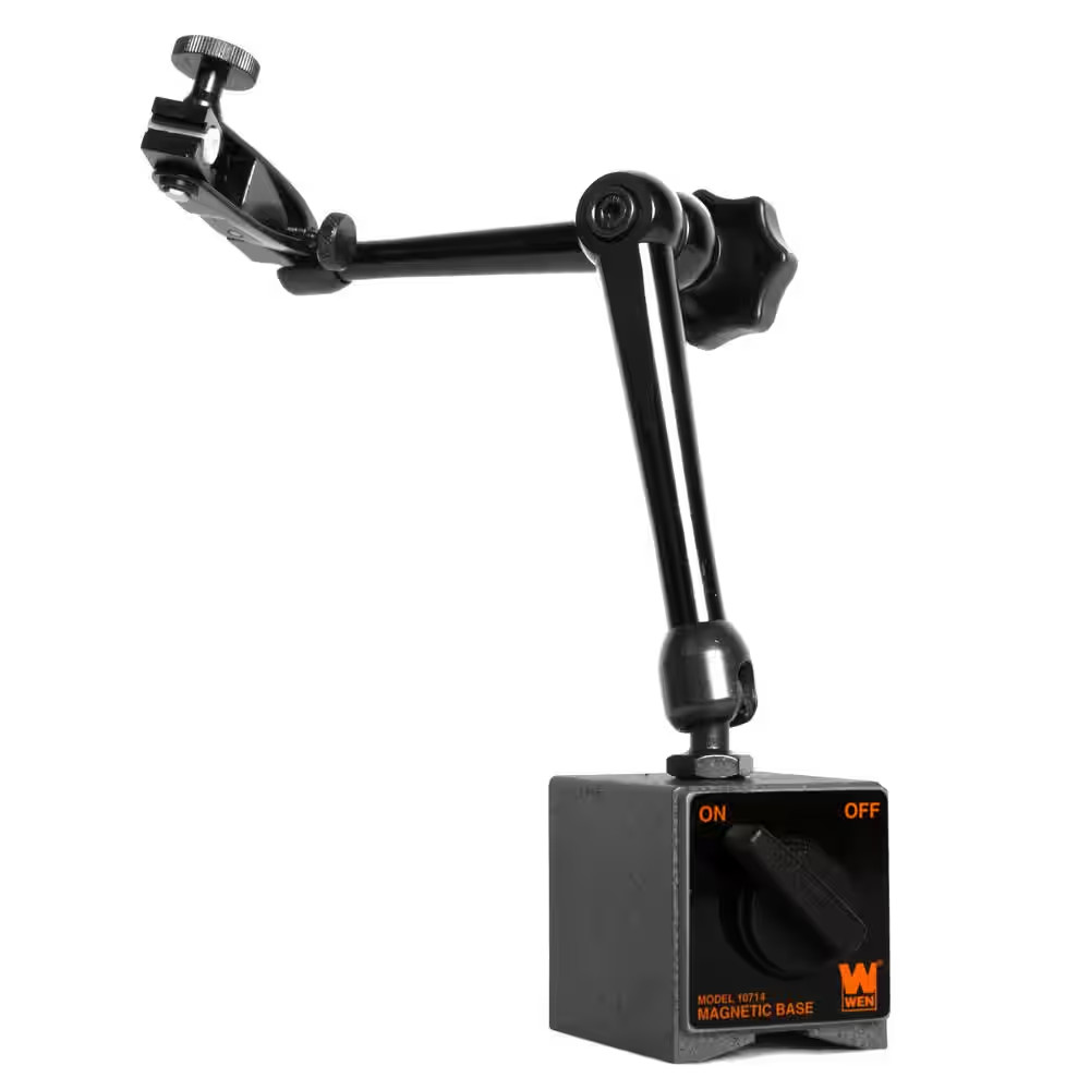 Magnetic Base for Dial Indicators, 3 Segment, Industrial Strength with Quick Rel