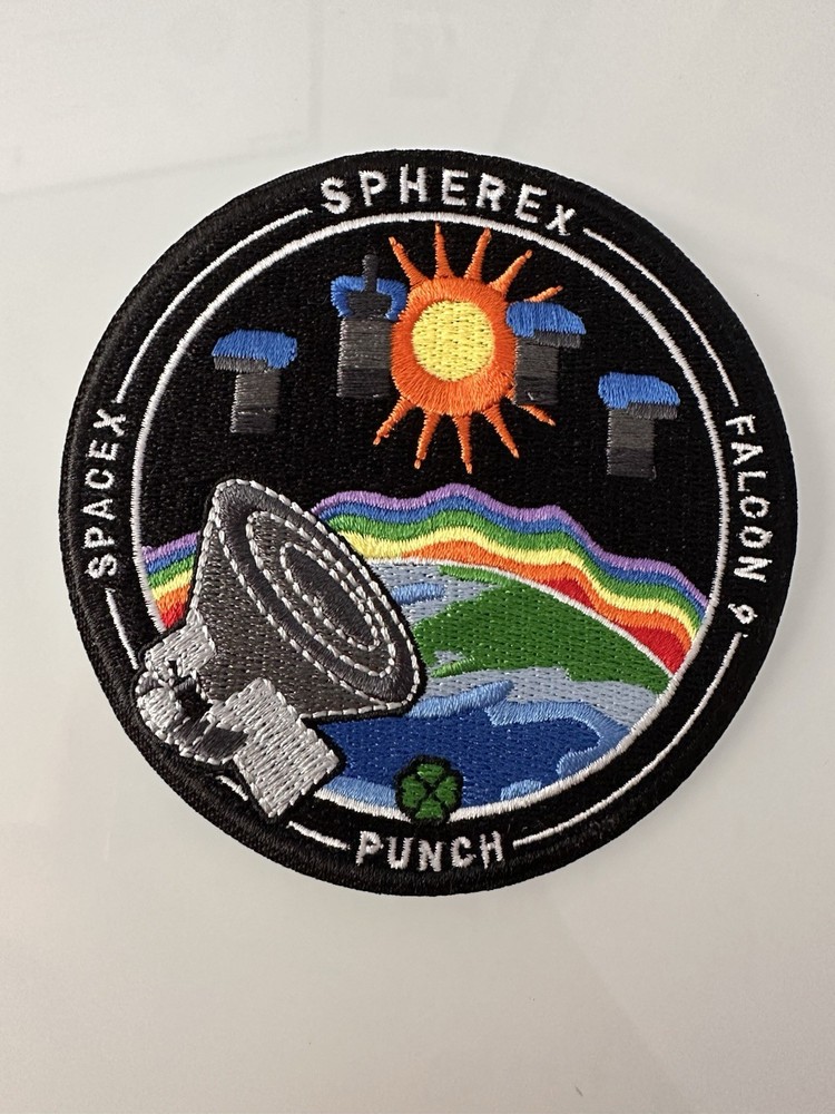 Space SphereX Falcon 9 Satellite Program Mission Patch 3.5”