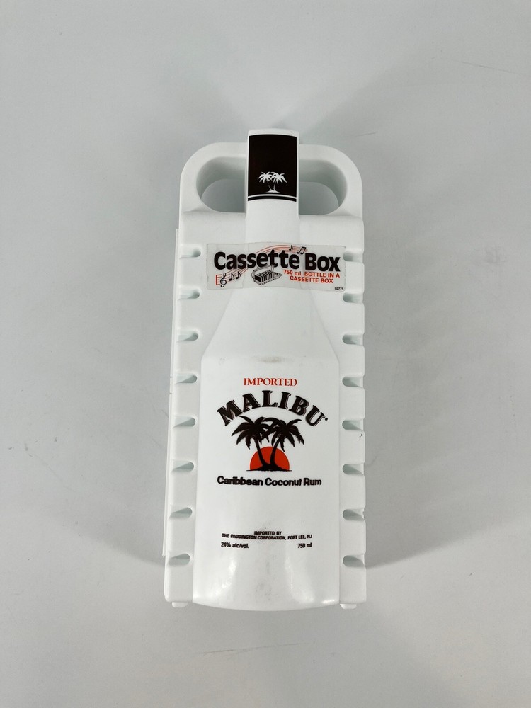 Vintage Malibu Rum case / Cassette case