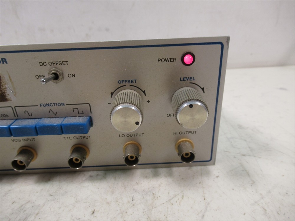 ECI Energy Concepts Function Generator 40600 Plug In Module Oscilloscope Chassis