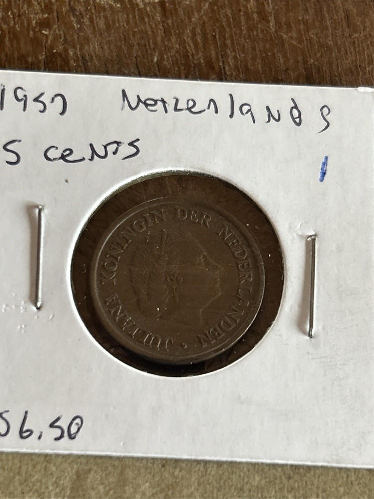 2 1957 Netherlands 5 Cent