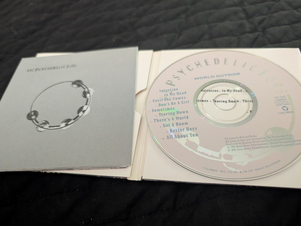 Psychedelic Furs World Outside CD Original Digipak Numbered Edition