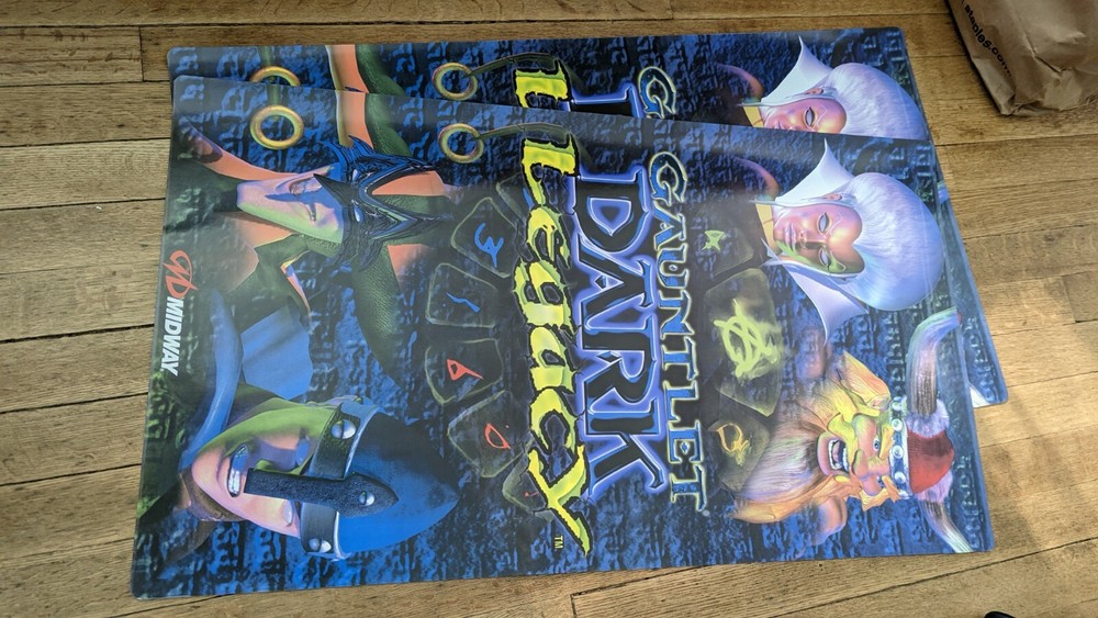 Gauntlet dark legacy Arcade Side Art Artwork Sticker conversion version