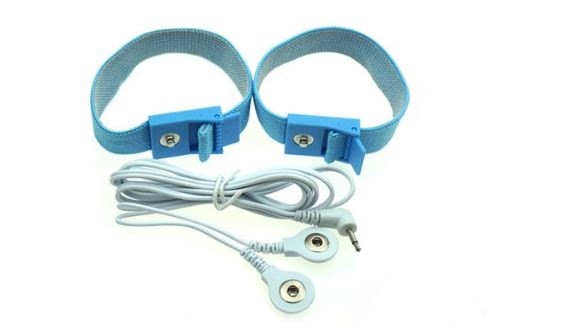 2 OR 4 Elastic Conductive Bands Electro Tens E-stim Set 2.35, 2.5 or 3.5mm Cable