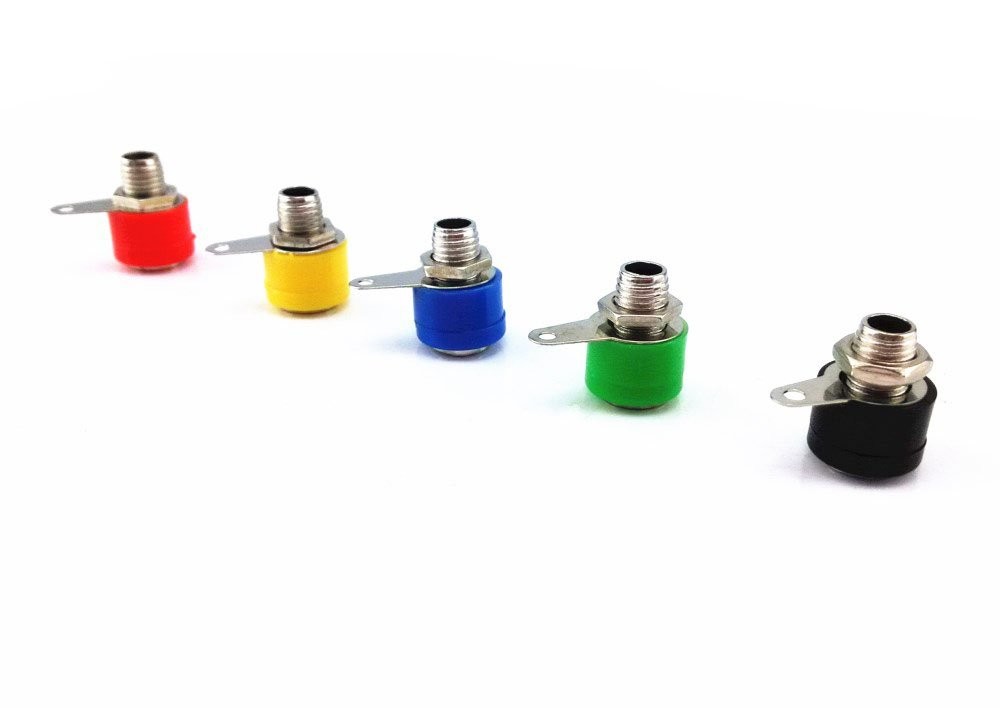 50pcs 4mm Banana Jack Socket Plug Connector