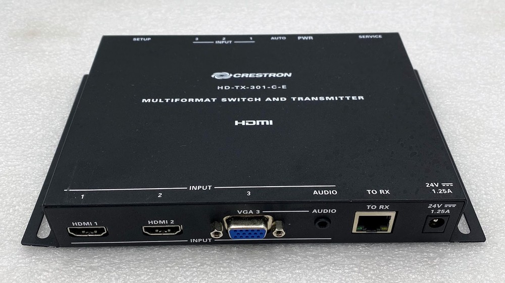 Crestron HD-TX-301-C-E Transmitter with HD-RX-201-C-E Receiver