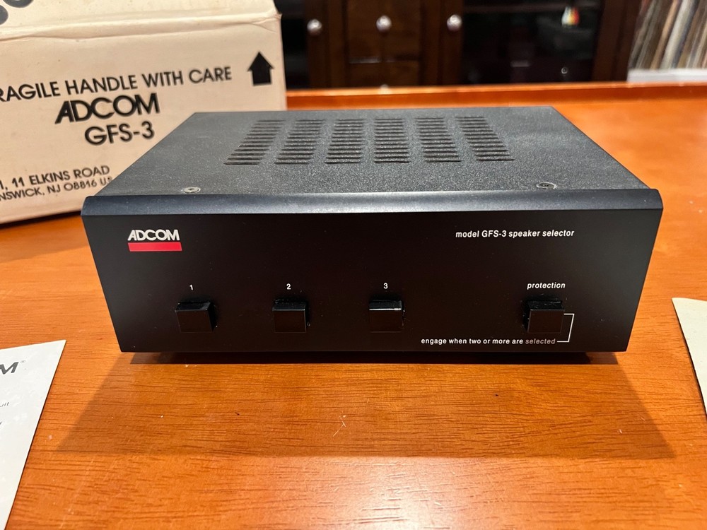ADCOM GFS-3 Speaker Selector Switch – 3-Zone w/ Protection